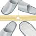 Hicdaw 10 Pairs Disposable Non-Slip Spa Slippers for Men & Women - Perfect for Hotel, Travel & Guests - Buy Online on GoSupps.com