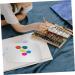 FRCOLOR 3 Sets Color Palette - Makeup Mixing Tray & Spatula | Stainless Steel Acrylic Palettes for Professional Beauty & Foundation - Buy Online on GoSupps.com