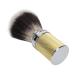 Nylon Beard Foaming Brush with Curved Handle - Gold Synthetic Lather Cleaner for Epic Beard Grooming - Buy Online on GoSupps.com