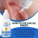 Organic Ear Wax Removal Drops - Natural Cleaner Oil for Kid, Adult, Baby - USA Made Liquid Remedy for Unclogging Ears, Earache Relief & Health - Buy Online on GoSupps.com