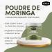 WAAM Cosmetics Moringa Powder 100% pure and natural Fortifying and stimulating hair care 100g - Buy Online on GoSupps.com