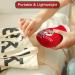 500ml Mini Heat Bottle - Christmas Moose Knitted Cover | Hot Cold Compress for Pain Relief - Hand/Feet Warmer Heated Pad - Buy Online on GoSupps.com