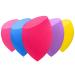 BEAKEY 5 Pcs Oblique Cut Makeup Sponge Set  Foundation Blending Beauty Sponge  Boun Boun Sponges Flawless for Liquid  Cream  and Powder  Multi-colored Makeup Sponges A-Pink