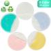 10pcs Organic Bamboo Makeup Remover Pads with Finger Pocket - Reusable 3 Layer Cotton Rounds in 5 Colors - Eco-Friendly Laundry Bag Included - Buy Online on GoSupps.com