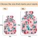 NAANLE 2L Hot Water Bottle with Cover Peon Pear Rose Flowers | Back Pain Relief & Cold Therapy Hand & Foot Warmer - Buy Online on GoSupps.com