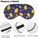 Colorful Tulip Pattern Sleep Mask - Adjustable Light-Blocking Eye Cover for Men Women & Kids - Buy Online on GoSupps.com