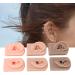 3 Pairs Silicone Ear Models - Flexible Realistic Imitation for Jewelry Display & Ear Piercing Practice | 3 Colors Available - Buy Online on GoSupps.com
