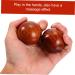 Beavorty 6-Stk Carving Handmade Massage Balls - Relaxation Therapy & Hand Exercise | Wood Baoding Health Care - Buy Online on GoSupps.com