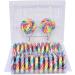 Rainbow Premium Sweet Whirls Lollipops 24 Count 60 Grams & 3.25" Diameter per piece - Buy Online on GoSupps.com