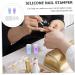 DOITOOL 4 Sets Nail Stamp Nail Art Accessories Professional Nail Stencils Kit Clear Stamps Jelly Nail Art Stamper Silicone Stamps Glitter Outfit Silicone Gel Scraper Set Girl Silica Gel - Buy Online on GoSupps.com