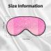 Breast Cancer Awareness Sleep Mask | Pink Ribbons Double-Sided Eye Mask - Soft Adjustable & Perfect for Sleep | Reduce Eye Edema - Buy Online on GoSupps.com