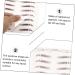 FRCOLOR 24 Pcs Eyebrow Stickers Make up Kit Eyebrows Eyebrow Tattoos Three-dimensional Miss - Buy Online on GoSupps.com