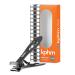KOHM Nail Clippers for Thick Nails - Heavy Duty, Sharp Wide Mouth Professional Fingernail and Toenail Clippers for Men, Women & Seniors, Black Curved-black