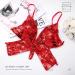 REETAN Sequins Butterfly Crop Top: Rave Costume for Women & Girls - C-Red - Buy Online on GoSupps.com