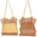 Qcwwy Mesh Beach Bag - Oxford Fabric Mesh Shoulder Bag for Pool | Stylish & Durable Khaki Beach Tote - Buy Online on GoSupps.com