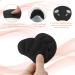 2 Pairs Self-Adhesive Heel Pads Cushion Inserts for Comfortable Shoe Fit - Black, One Size - Heel Grips for Women & Men - Buy Online on GoSupps.com