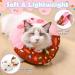 Halinuia Soft Anti-Bite Cat Collar - 2 Piece Donut Design for Kittens & Puppies | Protective Post-Surgery Care - Buy Online on GoSupps.com