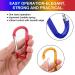 10 Pack 3 Aluminum Spring Snap Hook Carabiner D Ring - Camping, Fishing, Hiking, Traveling, Keychain Craebuer - Buy Online on GoSupps.com