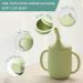 Silikong Silicone No Spill Straw Cups for Toddlers and Babies - 2 Pack (Green/Gray) | Dishwasher & Microwave Safe - Buy Online on GoSupps.com