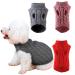 Nizirioo 3 pieces of dog sweater dog turtleneck knitting sweaters dogs sweater winter warm small dog turtleneck knitting sweaters winter warm dog cat sweater clothing pet coat (m)