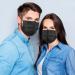 100 Pack Black Disposable Face Masks - 3 Ply Filter Protection | Healthcare & Safety - Buy Online on GoSupps.com