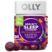 OLLY Immunity Sleep Gummy Immune and Sleep Support 3mg Melatonin Echinacea Zinc Vitamin C Chewable Supplement Berry - 36 Count