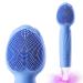 Sonic Facial Cleansing Brush  Electric Face Scrubber Cleanser Brush  Rechargeable Face Brushes for Cleansing and Exfoliating  Waterproof Face Massager for Men & Women - Blue