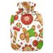 Christmas biscuits hot water bottle with cover heat bottles for pain relief water heating cushion Heat bags for heat and cold therapy 1l