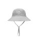 HSYZZY Baby Sun Hat Smile Face Toddler UPF 50+ Sun Protective Bucket hat Nice Beach hat for Baby Girl boy Adjustable Cap 9-18 Months Gray