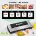 Bonsenkitchen Food Sealer Machine - 5-in-1 Vacuum Sealer for Sous Vide & Food Storage - Includes 5 Bags & 1 Suction Hose - Silver - Buy Online on GoSupps.com