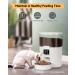 3.5L Automatic Cat Feeder with Dual Power Supply | Pet Dry Food Dispenser | Dog Feeder with Desiccant & Stainless Steel Bowl A1 - Buy Online on GoSupps.com