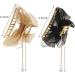 2 Pack Metal Big Lace Bows French Style Hair Clips Clamp Tassel Nonslip Hair Claw Hair Accessories for Women Girls for Thinner Thick Hair Styling 1 count (Pack of 2) 2pcs Bow Knot - Buy Online on GoSupps.com