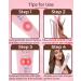 Auto Hair Curler | Automatic Curling Iron 1" Barrel | Fast Heating Rotating Wand for Long Hair | Anti-Tangle Pink Styling Tool - Buy Online on GoSupps.com