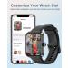24/7 Heart Rate Blood Oxygen Sleep Tracker Smart Watch Fitness Tracker | Waterproof Touchscreen Smartwatch for Men Women - Black - Buy Online on GoSupps.com