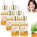 Turmeric Oil Facial Serum Natural Turmeric Skin Brightening Oil Reduces Pigmentation Moisturizes and Illuminates Skin Tone Suitable for All Skin Types 30ML (6 PCS)