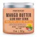 Mango Butter Body Scrub Exfoliator Biotin, Collagen, Stem Cells - Natural Exfoliating Salt Scrub & Body & Face Souffle, hair scrub helps with Moisturizing Skin, Acne, Cellulite, Dead Skin Scars, Wrinkles- 11 oz