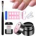 Broken Nail Repair 5g - Protective Gel for Nail Repair Hair Removal Brush for Damaged Broken and Cracked Nails - Manicure Care