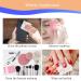 Sunenlyst 1000Pcs Gel Nail Polish Remover & Eyelash Extension Glue Cleaning Wipes - Soft Lint Free Nail Pads (Pink and White) - Buy Online on GoSupps.com