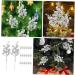 Artibetter 20pcs the fruit wreath artificial decorate Christmas Tree Decor berries christmas tree branch crafts Christmas Tree Decorations flower arrangement artificial xmas berry stem Silver 19X5X5CM - Buy Online on GoSupps.com