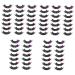 MAGICLULU 35 Pairs Colored False Eyelashes Halloween Lashes Cat Eye Lashes Fluffy Wispy Lashes Russian Strip Lashes Fluffy Fake Eyelashe False Lashes Cosplay Imitation Extend