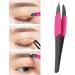 Eyebrow Tweezers - Portable Stainless Steel Trimmer for Precise Plucking & Hair Removal | Perfect for Eyebrow Makeup - Buy Online on GoSupps.com