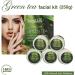 Nutriglow Green Tea Facial Kit 5-Pieces Skin Care Set for Deep Cleansing Acne Prone Oily Skin 250Gm - Buy Online on GoSupps.com