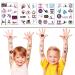 240Pcs Gymnastics Party Favor Temporary Tattoos Stickers | 20 Sheets Gymnastics Birthday Decorations - Buy Online on GoSupps.com