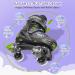 Hikole Roller Skates for Girls and Boys 4 Size Adjustable Kids Roller Skates with 8 Light Up Wheels Toddler Skates for Outdoor & Indoor Black M(13C-3Y US) - Buy Online on GoSupps.com