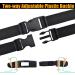 4 Pack Black Side Release Buckle & 8 PCS Tri-glide Slide Clip Set for 1 inch Webbing - Heavy Duty Plastic Replacement Buckles for Backpack Straps, Boat Covers, Dog Collars - Dual Adjustable Buttons - No Sewing Required - Buy Online on GoSupps.com