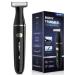 Intimate razor man kibiy body groom for the face body and intimate area IPX7 waterproof wet/dry body razor men electrical type C rechargeable body hair trimmer with comb pours two leaderships