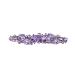 Faship Violet Purple Swarovski Crystal Floral Small Hair Barrette Clip
