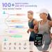 Smart Watch for Men Women Fitness | 1.83 Bluetooth Call Smartwatch | Blood Oxygen & Pressure Monitor | 100+ Sport Modes | Heart Rate & Steps Counter | IP67 | Compatible with Android iOS | Black - Buy Online on GoSupps.com