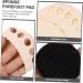 Buy 2 Pairs Women's Forefoot Pad Heel Socks - Cushioned Inserts for Sandals & Shoes - Anti-Slip Cotton Footbeds for Comfort - Buy Online on GoSupps.com