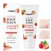 Gommage clat du teint Gommage R g n rant Strawberry Face Scrub limine cellules mortes & impuret s Extraits Naturels De Fraise Hydratant Teint clatant Pour Tous Types De Peau 100G